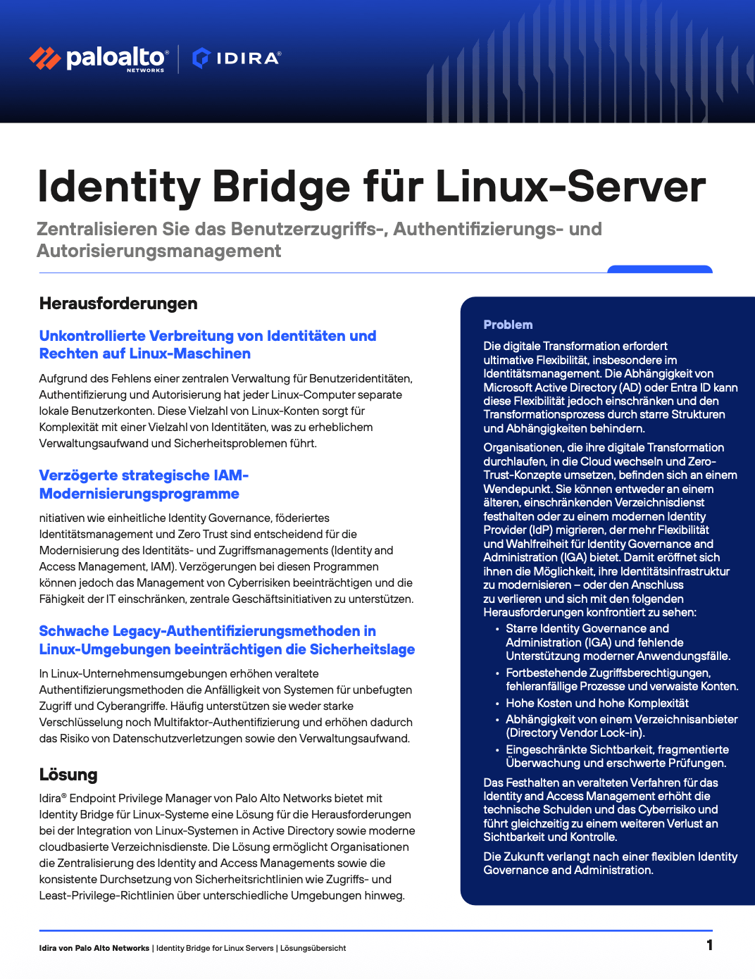 Idira Endpoint Privilege Manager Identity Bridge