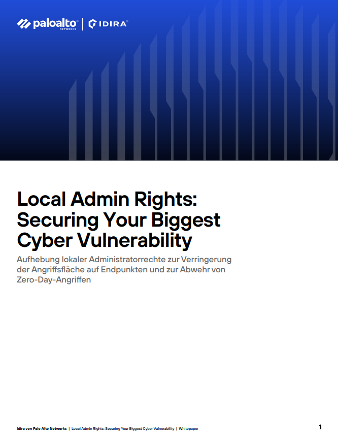 Whitepaper: Local Admin Rights: Securing Your Biggest Cyber Vulnerability