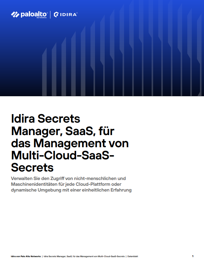 Datenblatt zu SaaS Secrets Manager