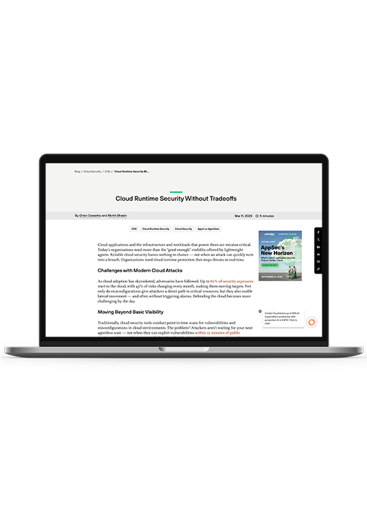 Cloud Runtime Security ohne Abstriche