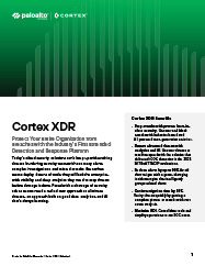 Datenblatt zu Cortex XDR