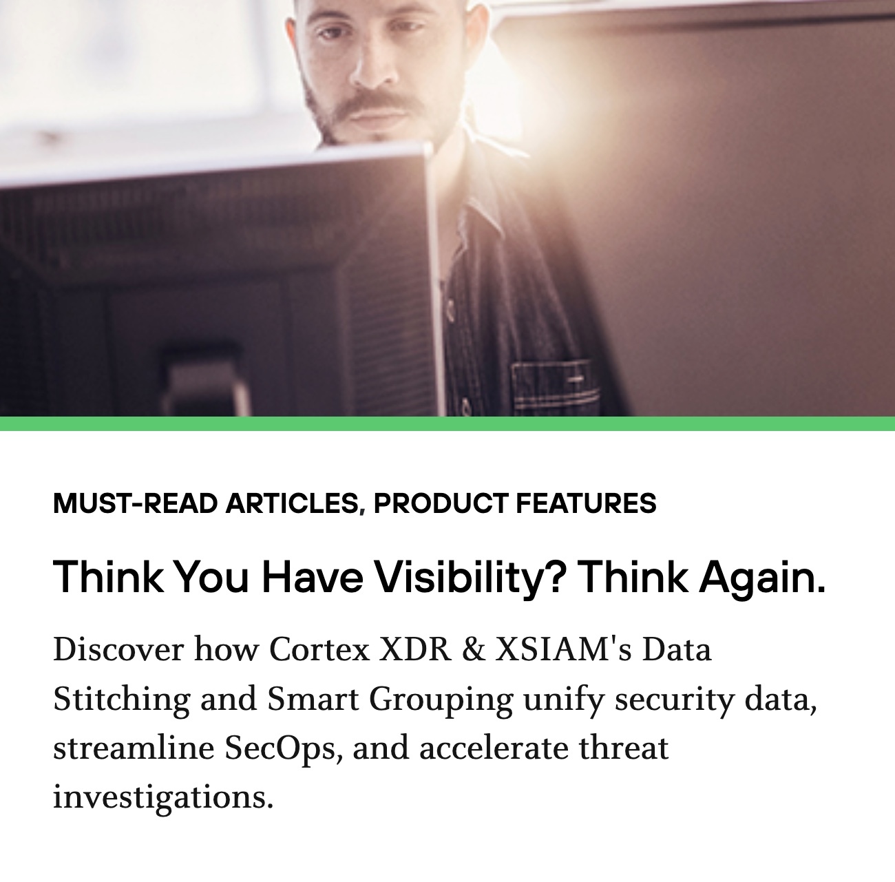 Sie glauben, Sie haben alles im Blick? Denken Sie noch einmal darüber nach.