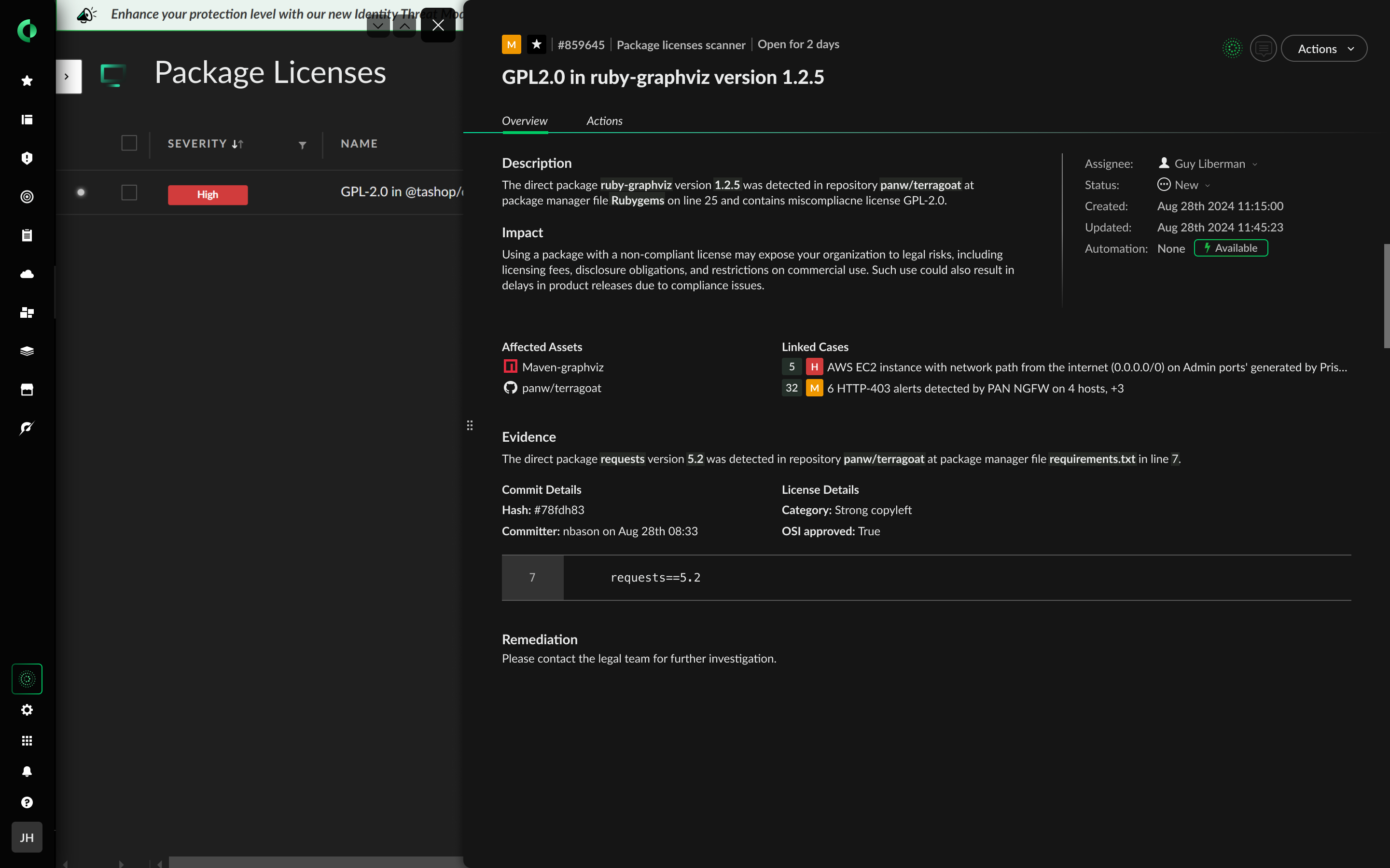 Compliance mit der OSS-Lizenz