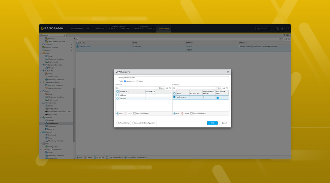 Vereinfachtes Onboarding von Filialen dank Prisma Access Hubs