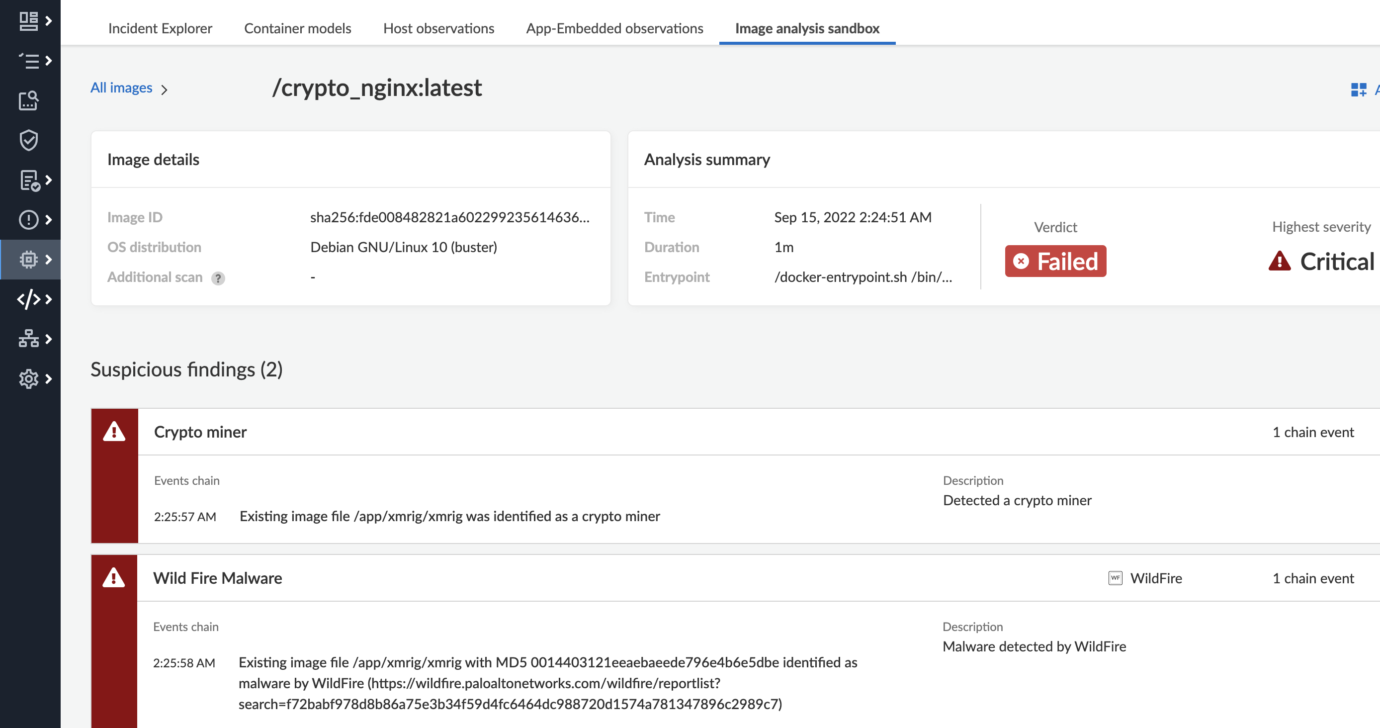 Sandbox für die Image-Analyse