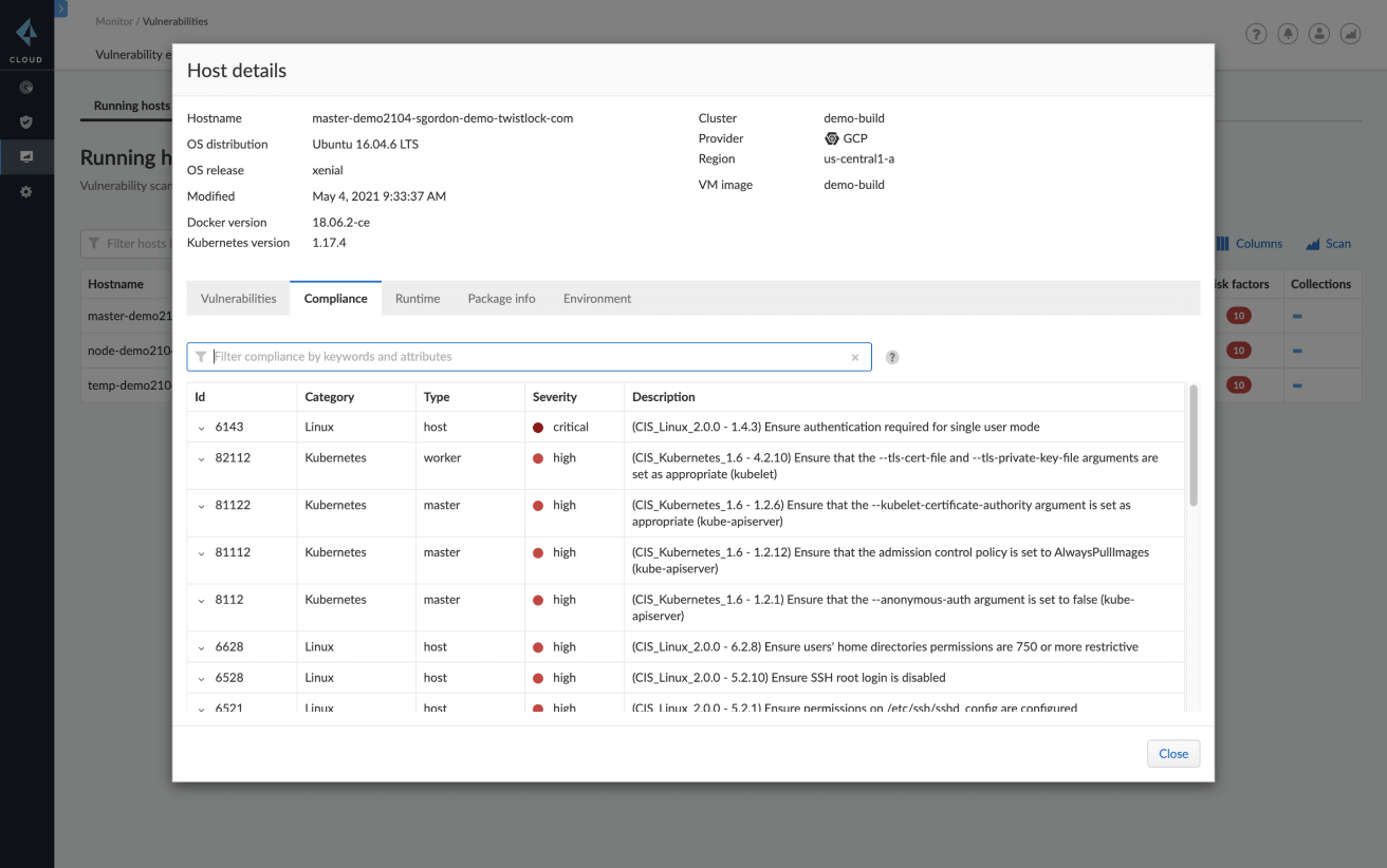 Bild zur Hostcompliance
