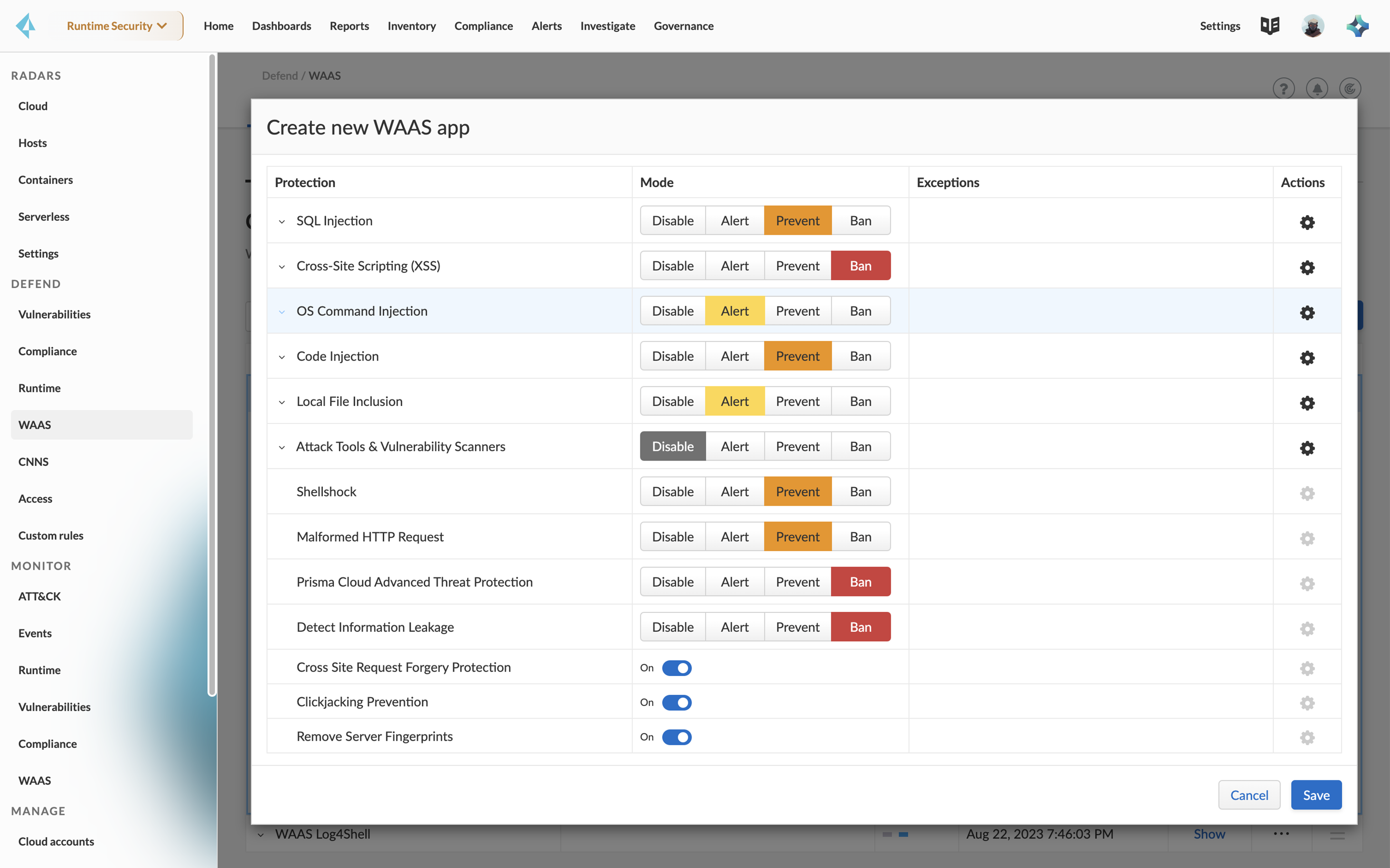 Erkennung externer Assets