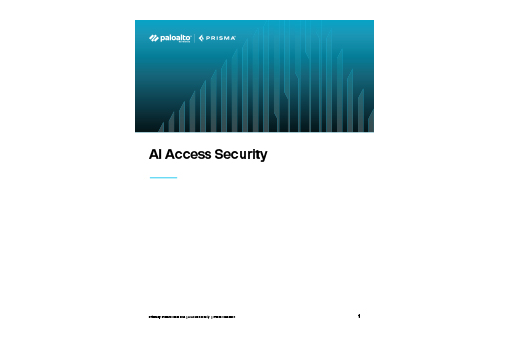 Datenblatt zu AI Access Security