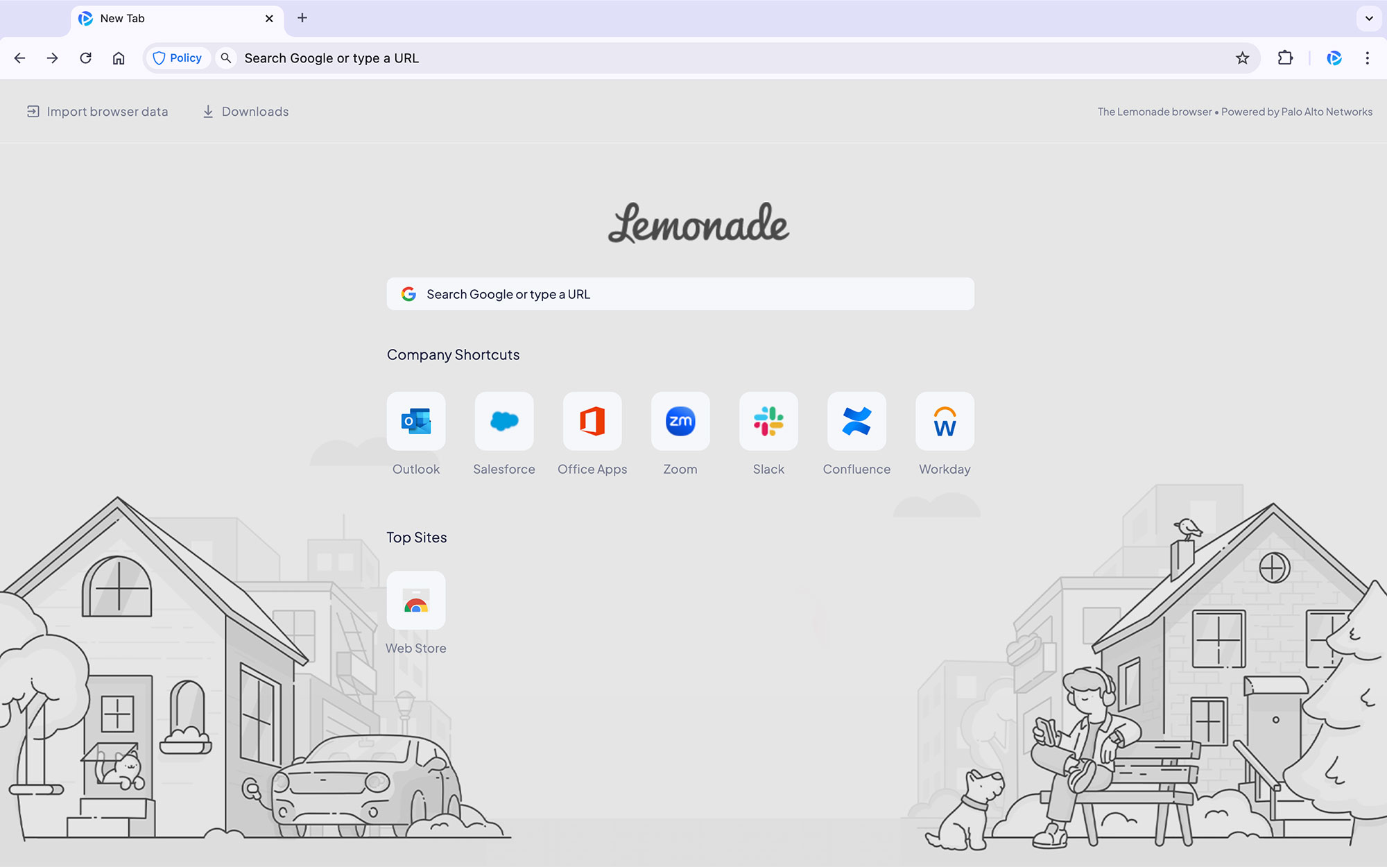 PAB: neue Registerkarte (Lemonade)