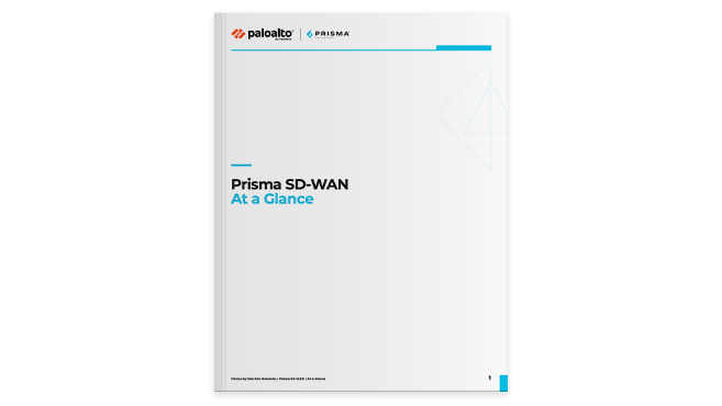 Prisma SD-WAN auf einen Blick