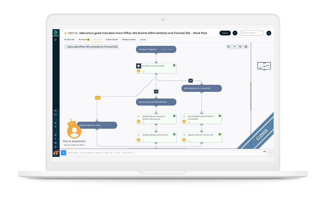 Die branchenführende offene und umfassende SOAR-Plattform
